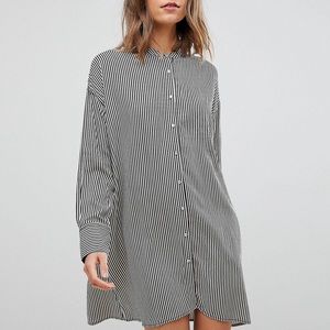Stradivarius Stripe Shirt Dress from ASOS